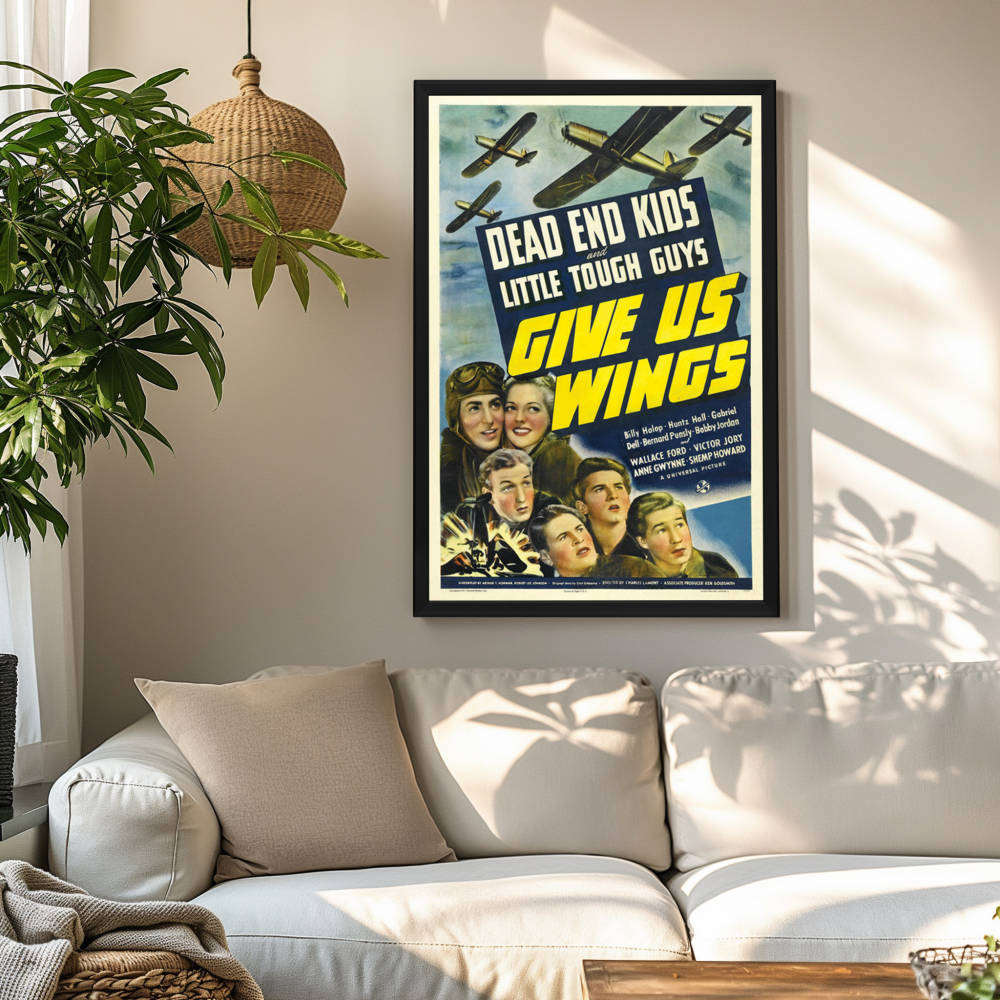 "Give Us Wings" (1940) Framed Movie Poster