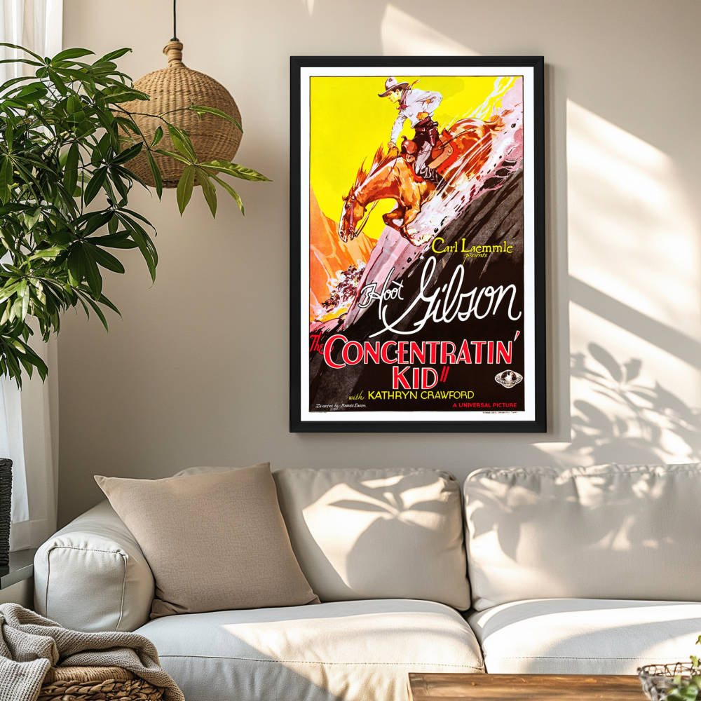 "Concentratin' Kid" (1930) Framed Movie Poster