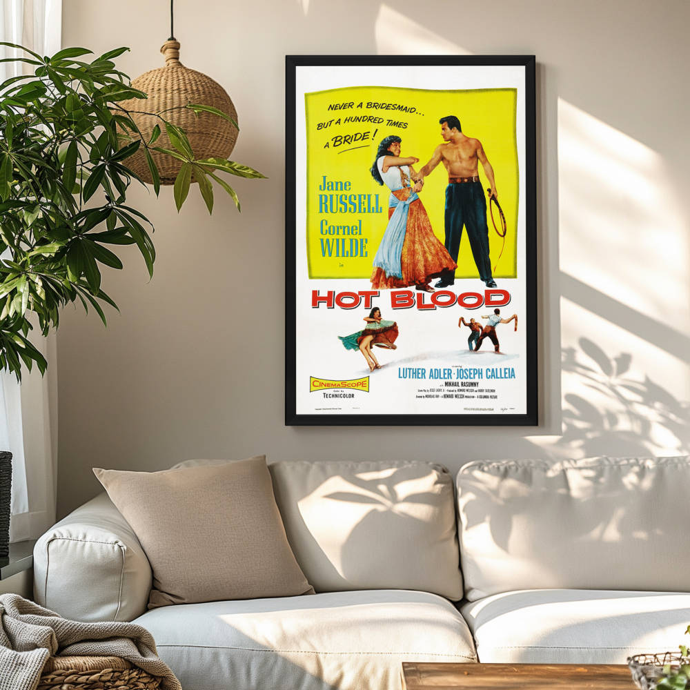 "Hot Blood" (1956) Framed Movie Poster