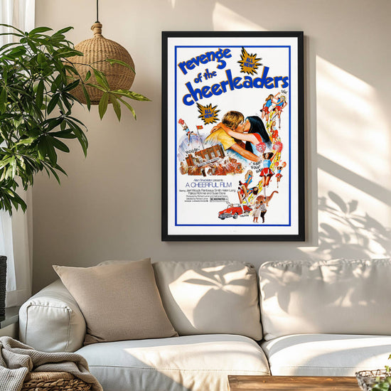"Revenge Of The Cheerleaders" (1976) Framed Movie Poster