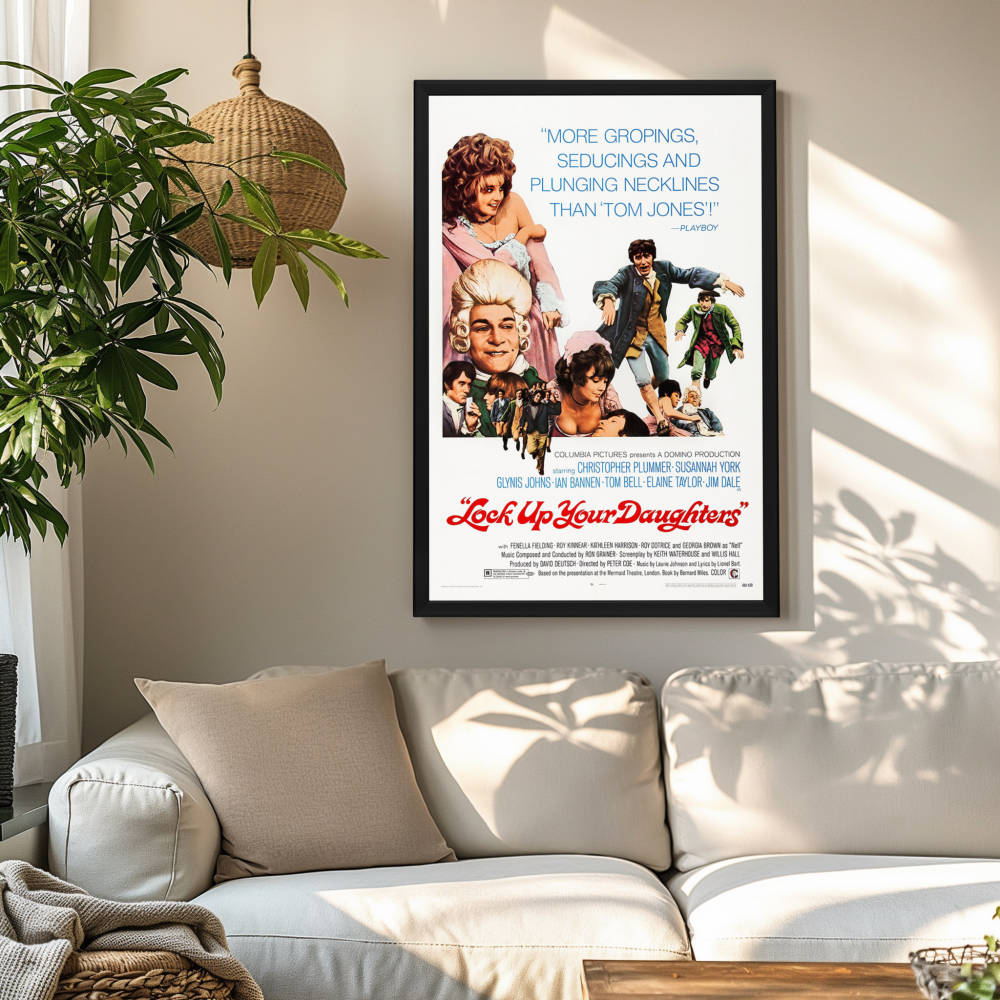 "Lock Up Your Daughters" (1969) Framed Movie Poster