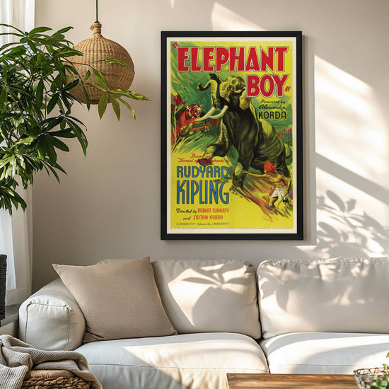 "Elephant Boy" (1937) Framed Movie Poster