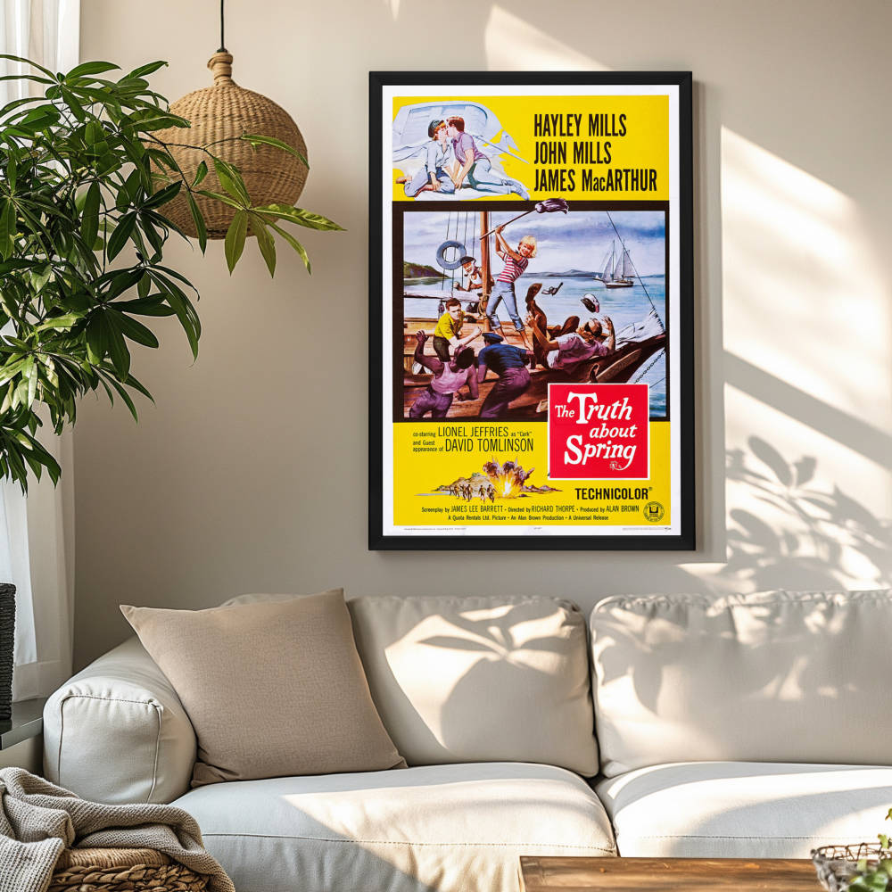 "Truth About Spring" (1964) Framed Movie Poster