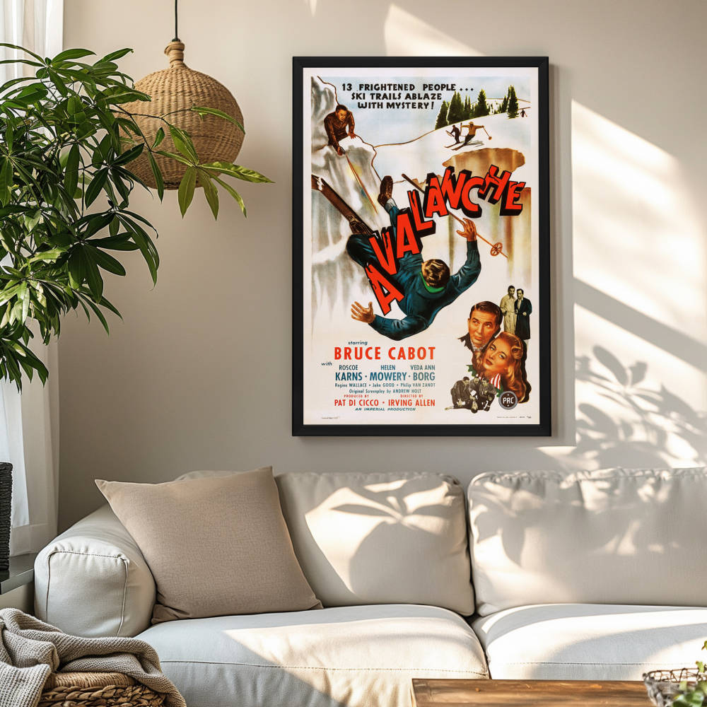 "Avalanche" (1978) Framed Movie Poster