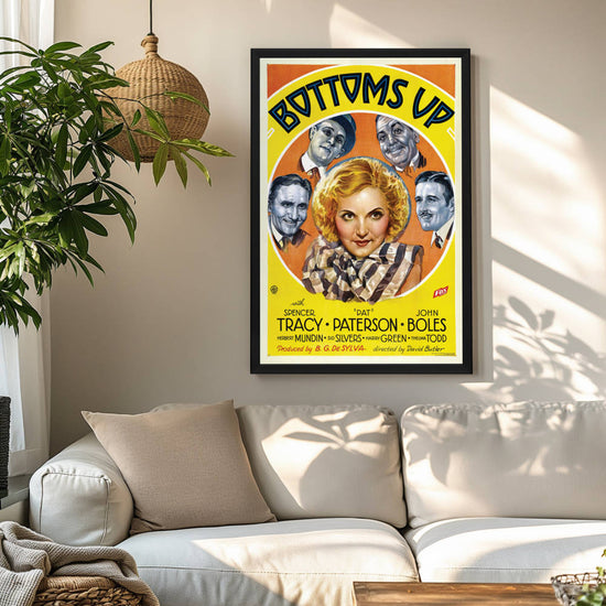 "Bottoms Up" (1934) Framed Movie Poster