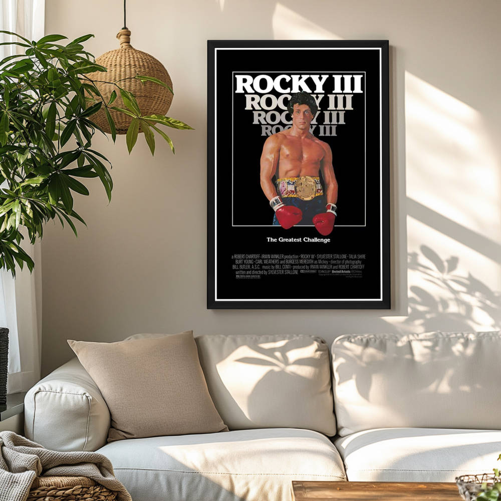 "Rocky III" Framed Movie Poster