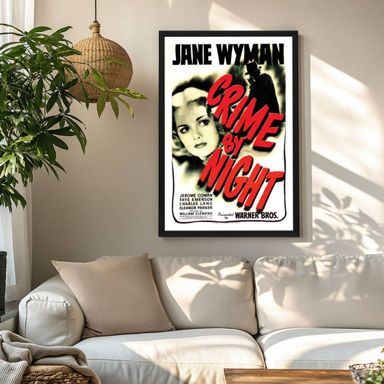 "Crime By Night" (1944) Framed Movie Poster