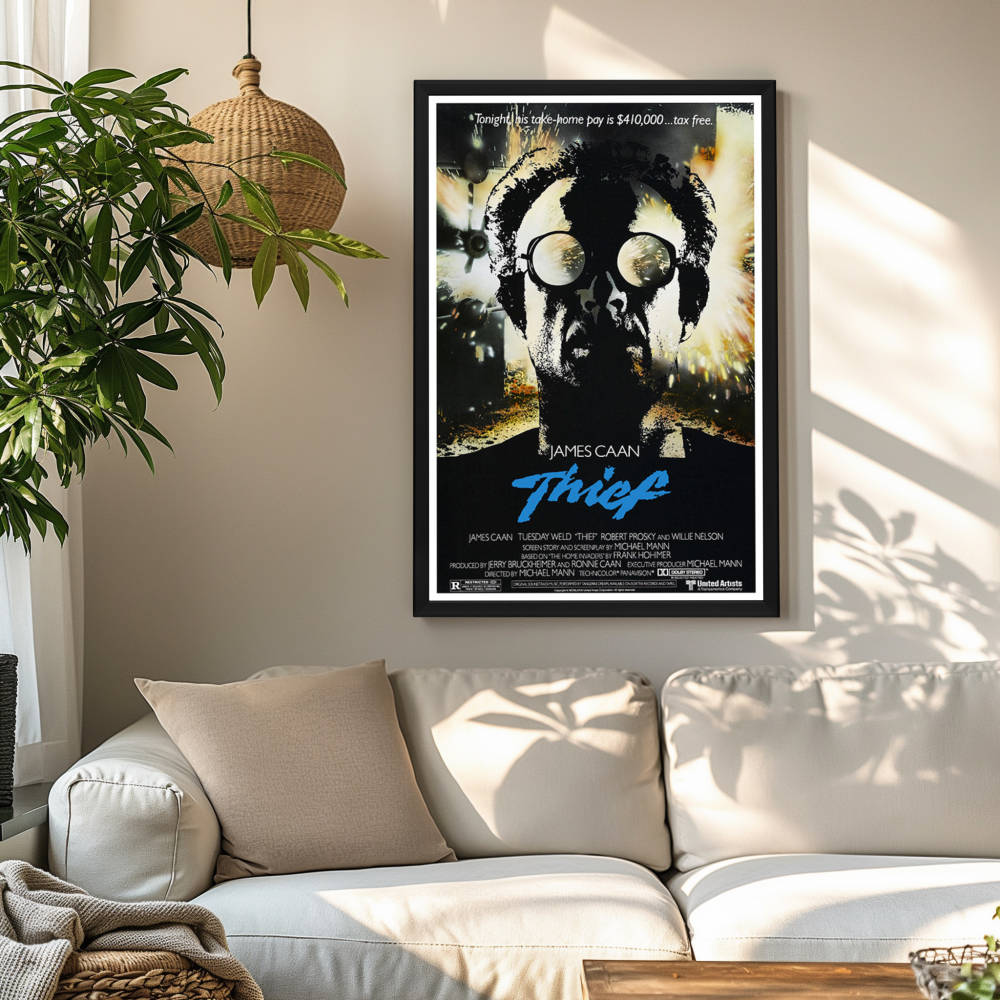 "Thief" (1981) Framed Movie Poster