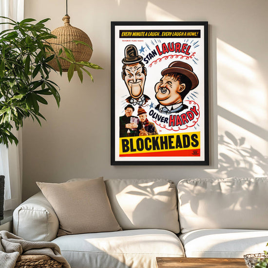 "BlockHeads" (1938) Framed Movie Poster