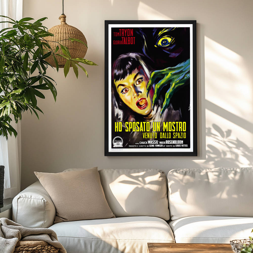 "I Married A Monster from Outer Space" (1958) Framed Movie Poster