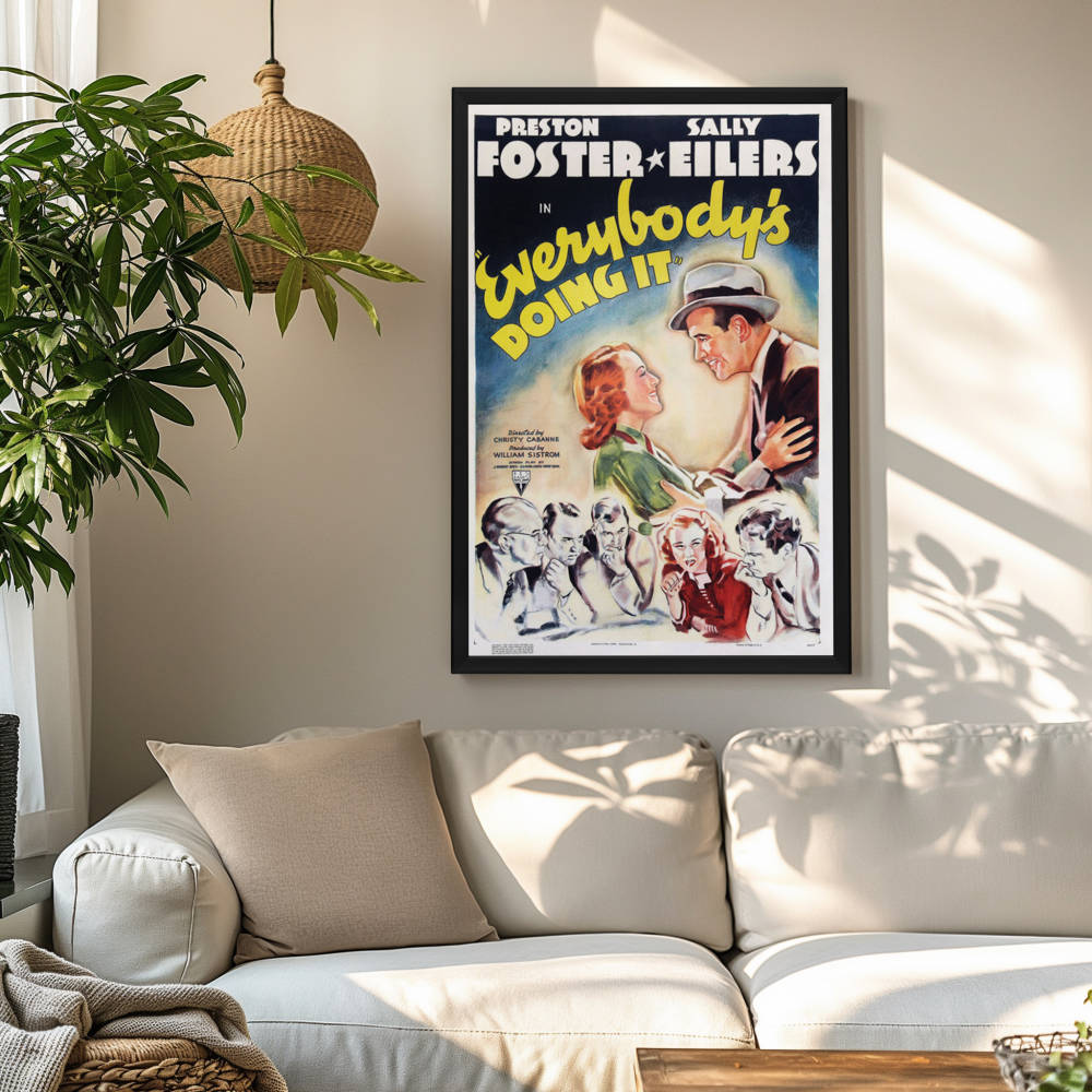 "Everybody's Doing It" (1938) Framed Movie Poster