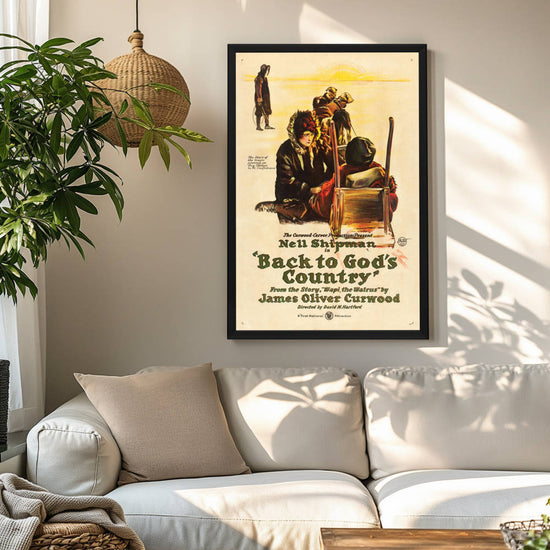 "Back To God's Country" (1919) Framed Movie Poster