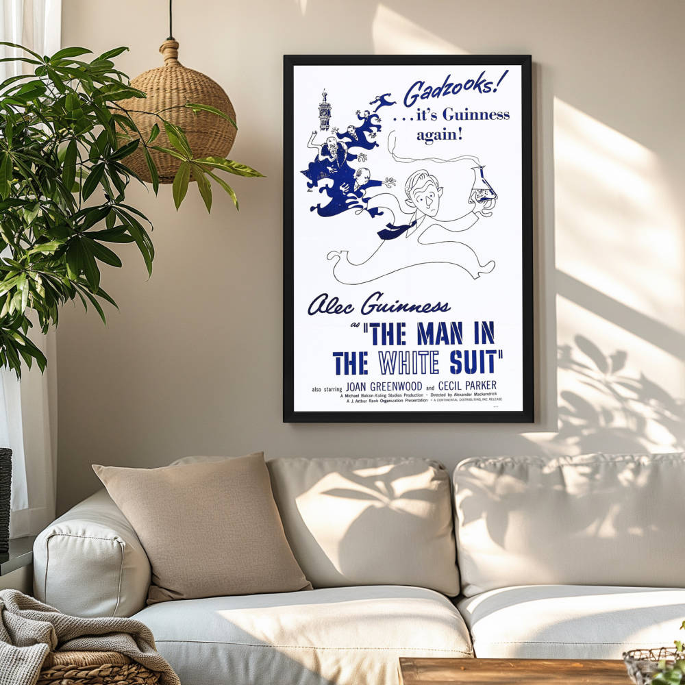 "Man In The White Suit" (1951) Framed Movie Poster