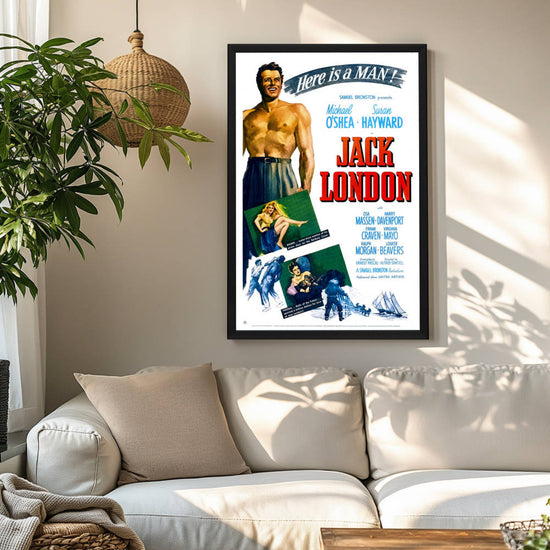 "Jack London" (1943) Framed Movie Poster