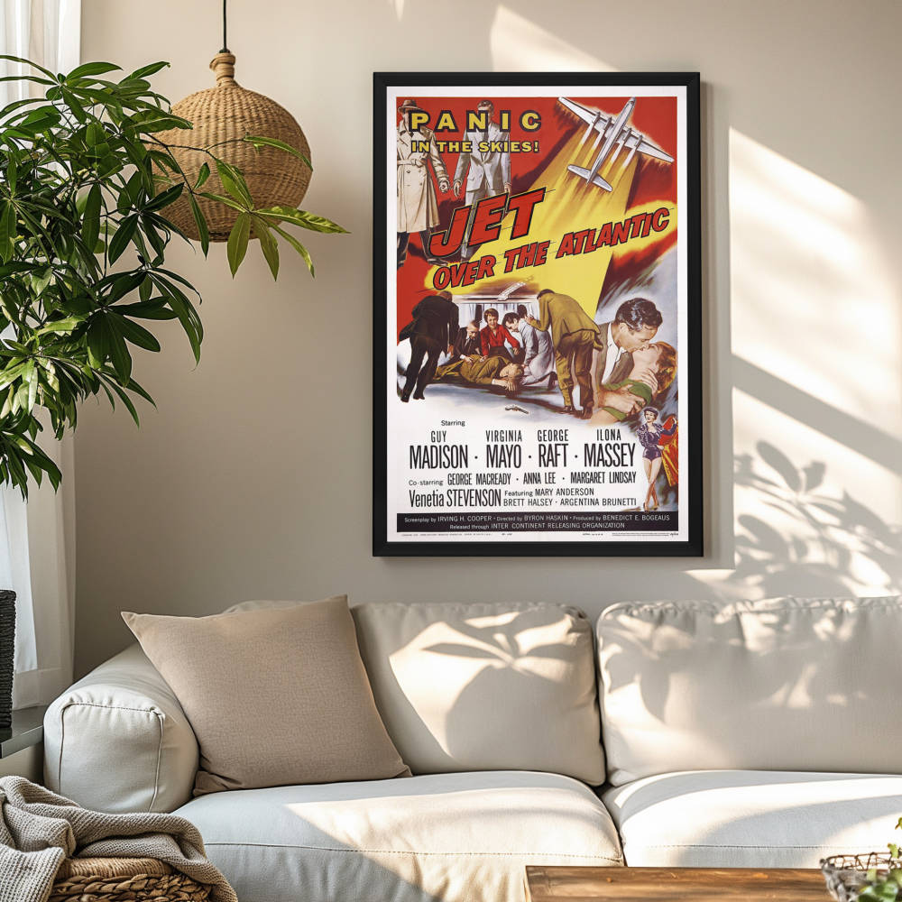 "Jet Over The Atlantic" (1959) Framed Movie Poster