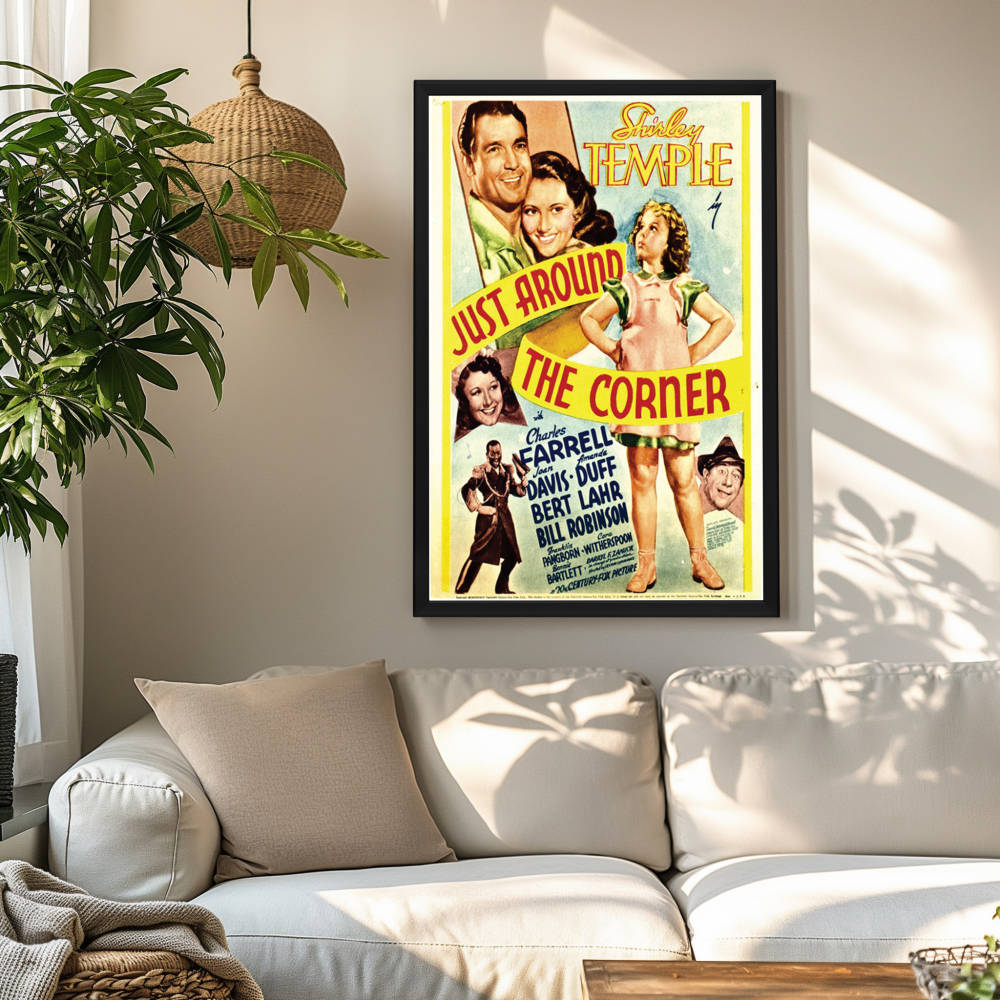 "Just Around The Corner" (1938) Framed Movie Poster