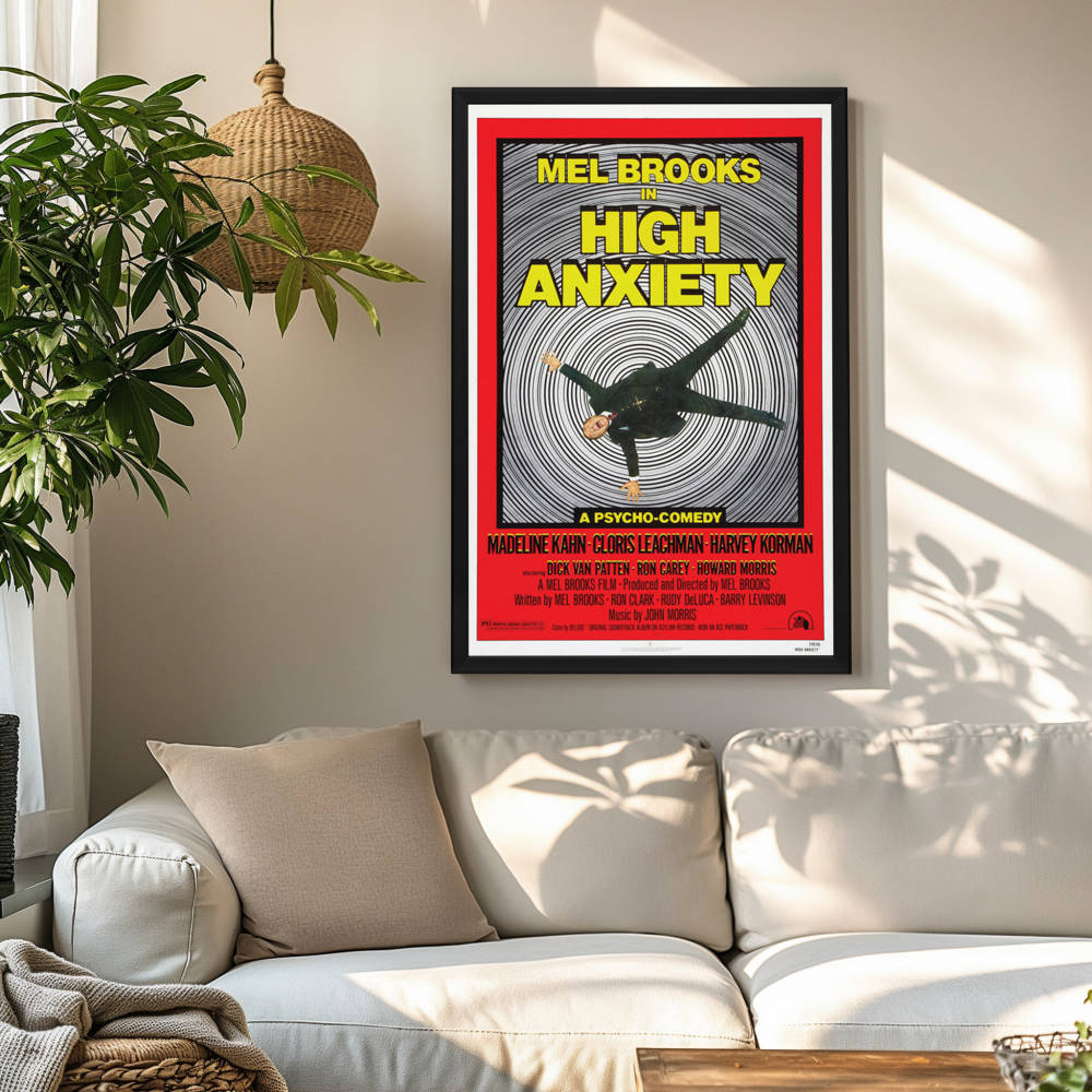 "High Anxiety" (1977) Framed Movie Poster