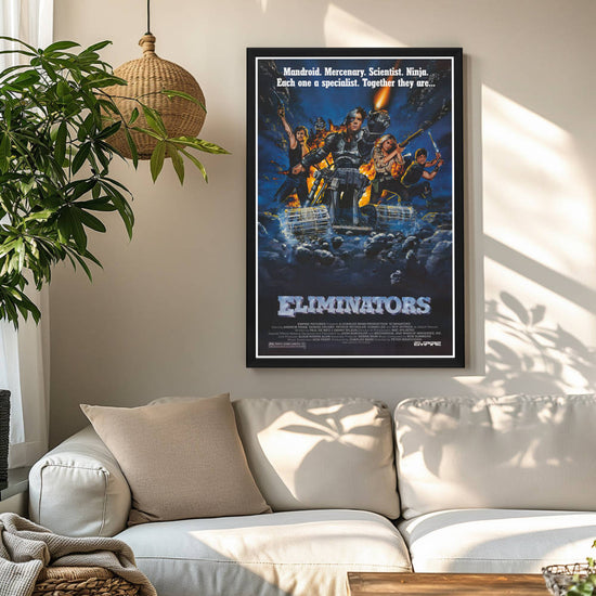 "Eliminators" (1986) Framed Movie Poster