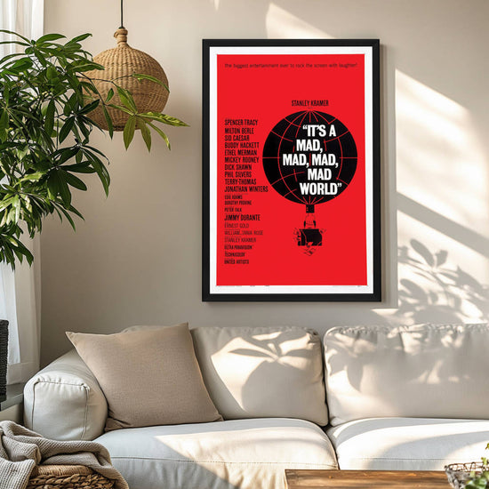 "It's A mad mad mad mad world" (1963) Framed Movie Poster