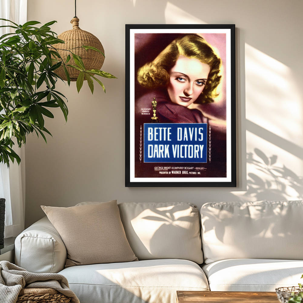 "Dark Victory" (1939) Framed Movie Poster