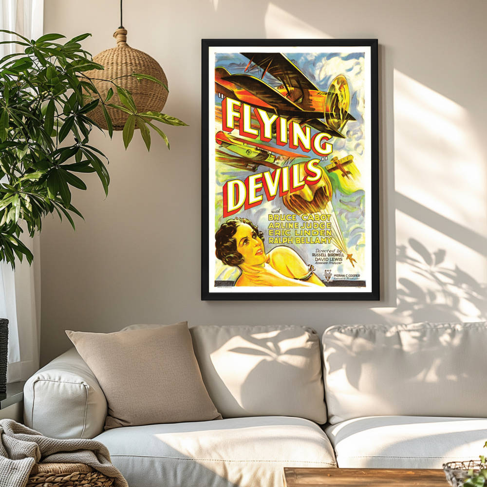 "Flying Devils" (1933) Framed Movie Poster