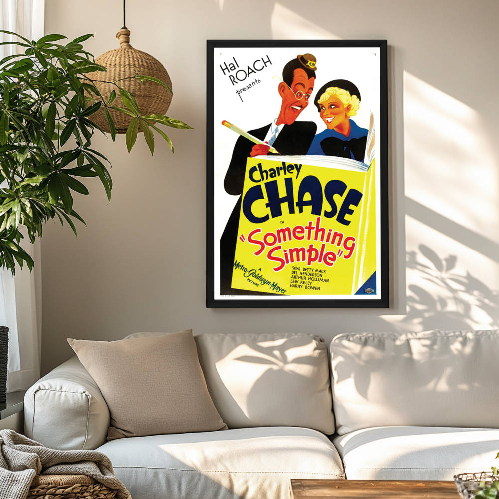 "Something Simple" (1934) Framed Movie Poster