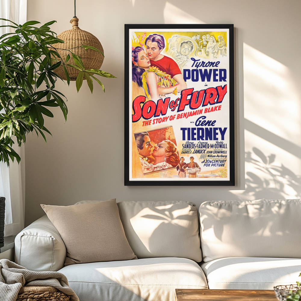"Son Of Fury" (1942) Framed Movie Poster