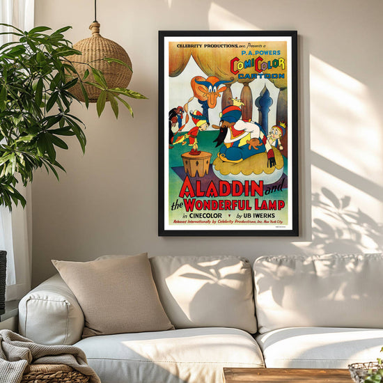 "Aladdin And The Wonderful Lamp" (1934) Framed Movie Poster