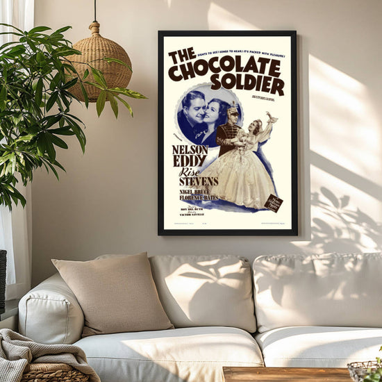 "Chocolate Soldier" (1941) Framed Movie Poster