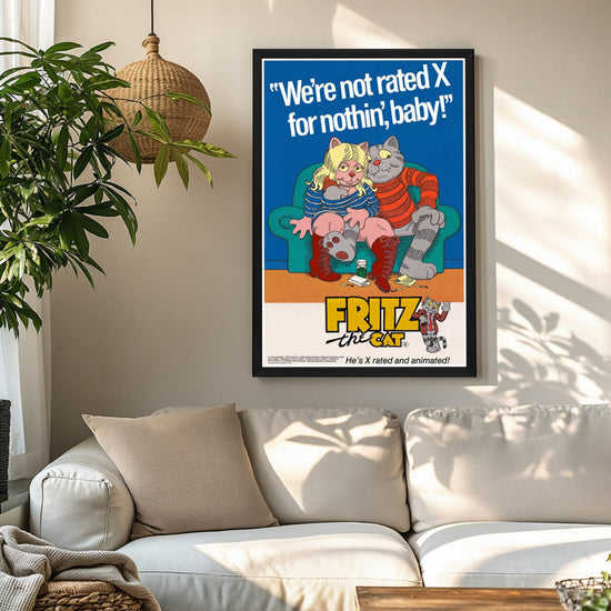 "Fritz the Cat" Framed Movie Poster