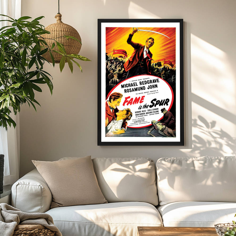"Fame Is The Spur" (1947) Framed Movie Poster