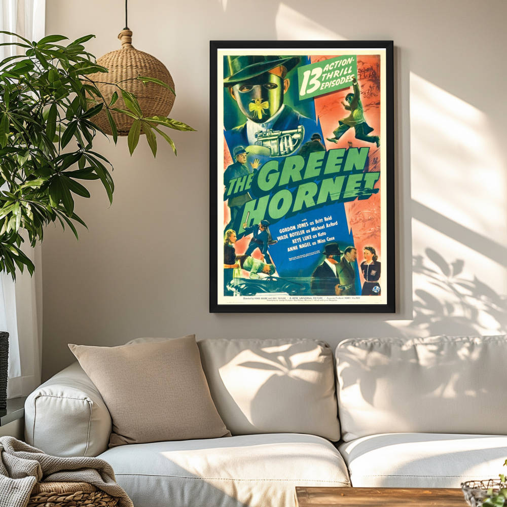 "Green Hornet" (1940) Framed Movie Poster