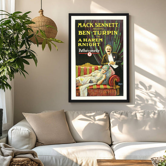 "Harem Knight" (1926) Framed Movie Poster