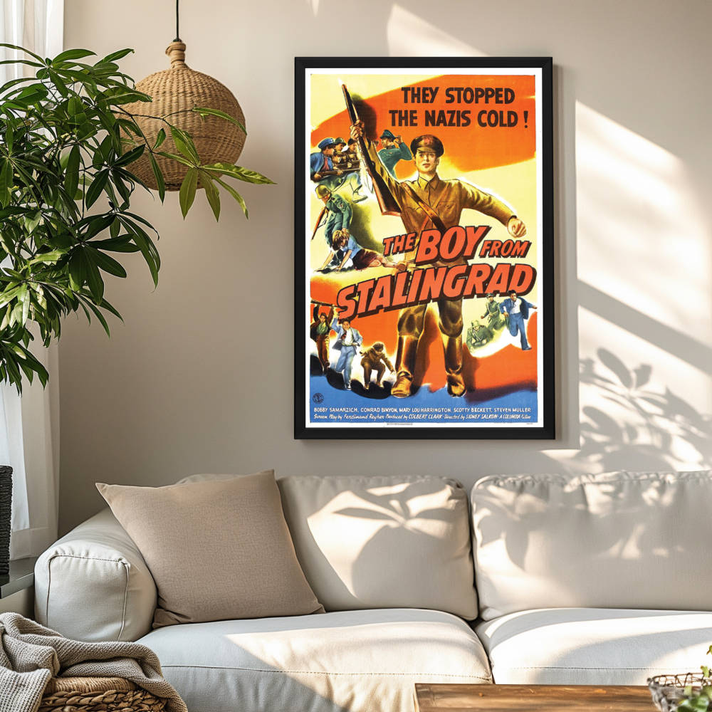 "Boy From Stalingrad" (1943) Framed Movie Poster