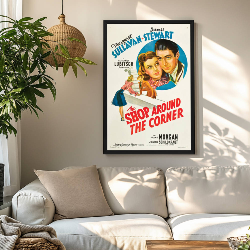 "Shop Around The Corner" (1940) Framed Movie Poster