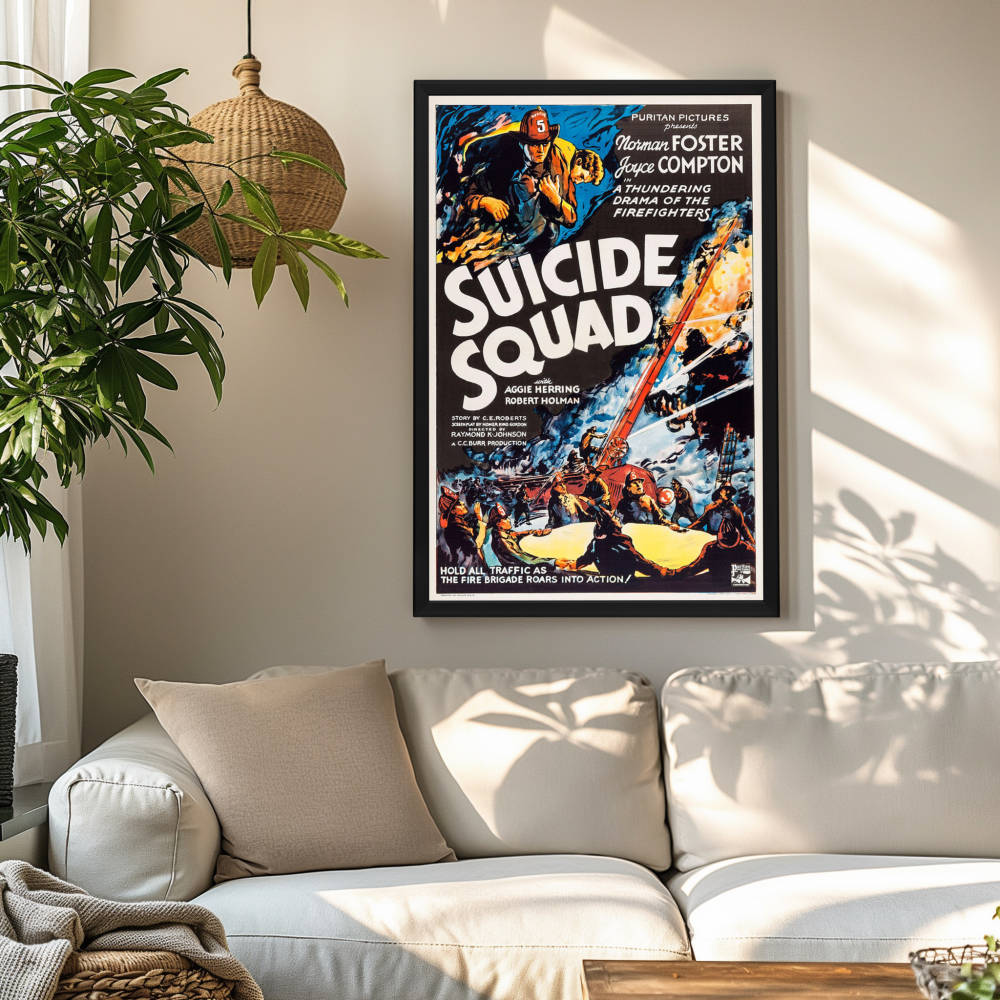 "Suicide Squad" (1935) Framed Movie Poster