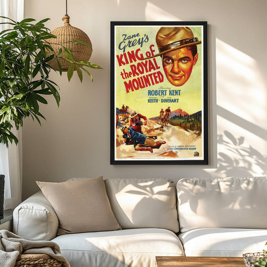 "King Of The Royal Mounted" (1936) Framed Movie Poster