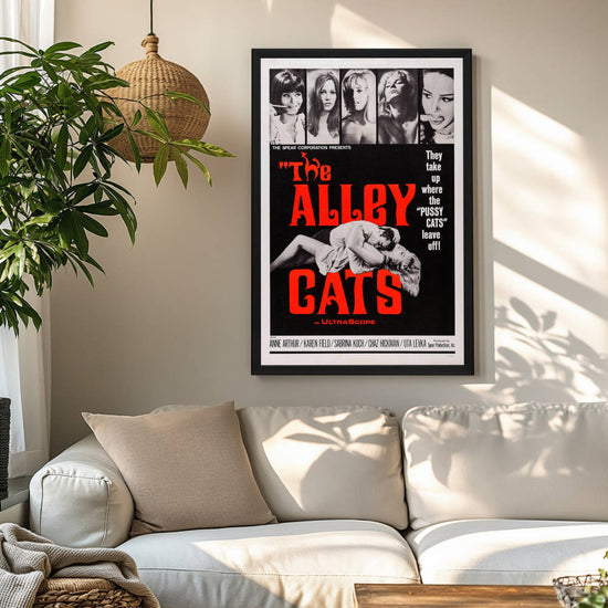 "Alley Cats" (1966) Framed Movie Poster