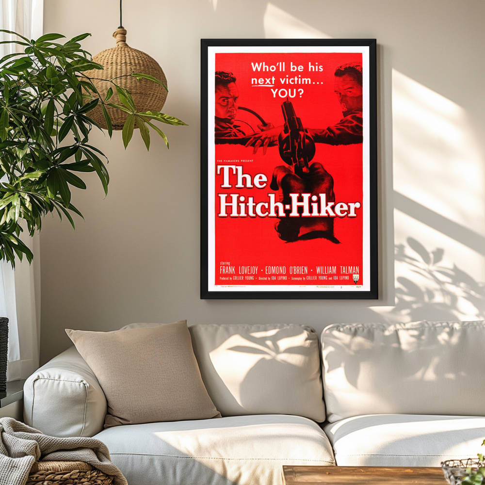 "Hitch-Hiker" (1953) Framed Movie Poster