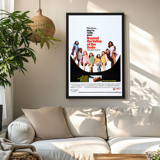 "Beyond The Valley Of The Dolls" (1970) Framed Movie Poster