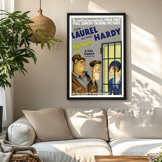 "Pardon Us" (1931) Framed Movie Poster