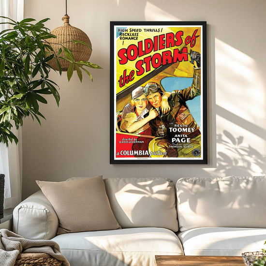 "Soldiers Of The Storm" (1933) Framed Movie Poster