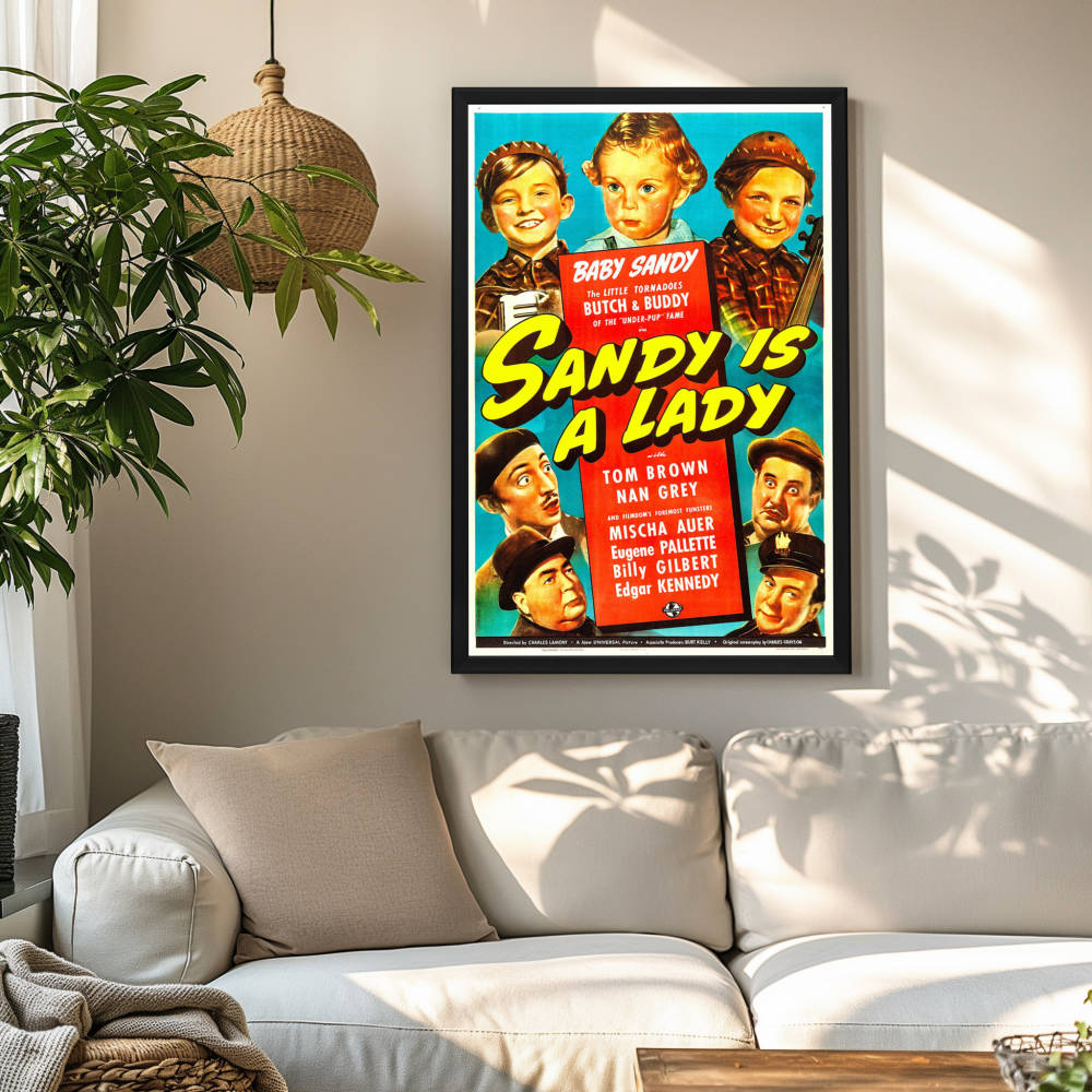 "Sandy Is A Lady" (1940) Framed Movie Poster