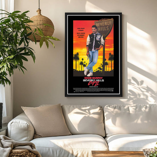 "Beverly Hills Cop II" (1987) Framed Movie Poster