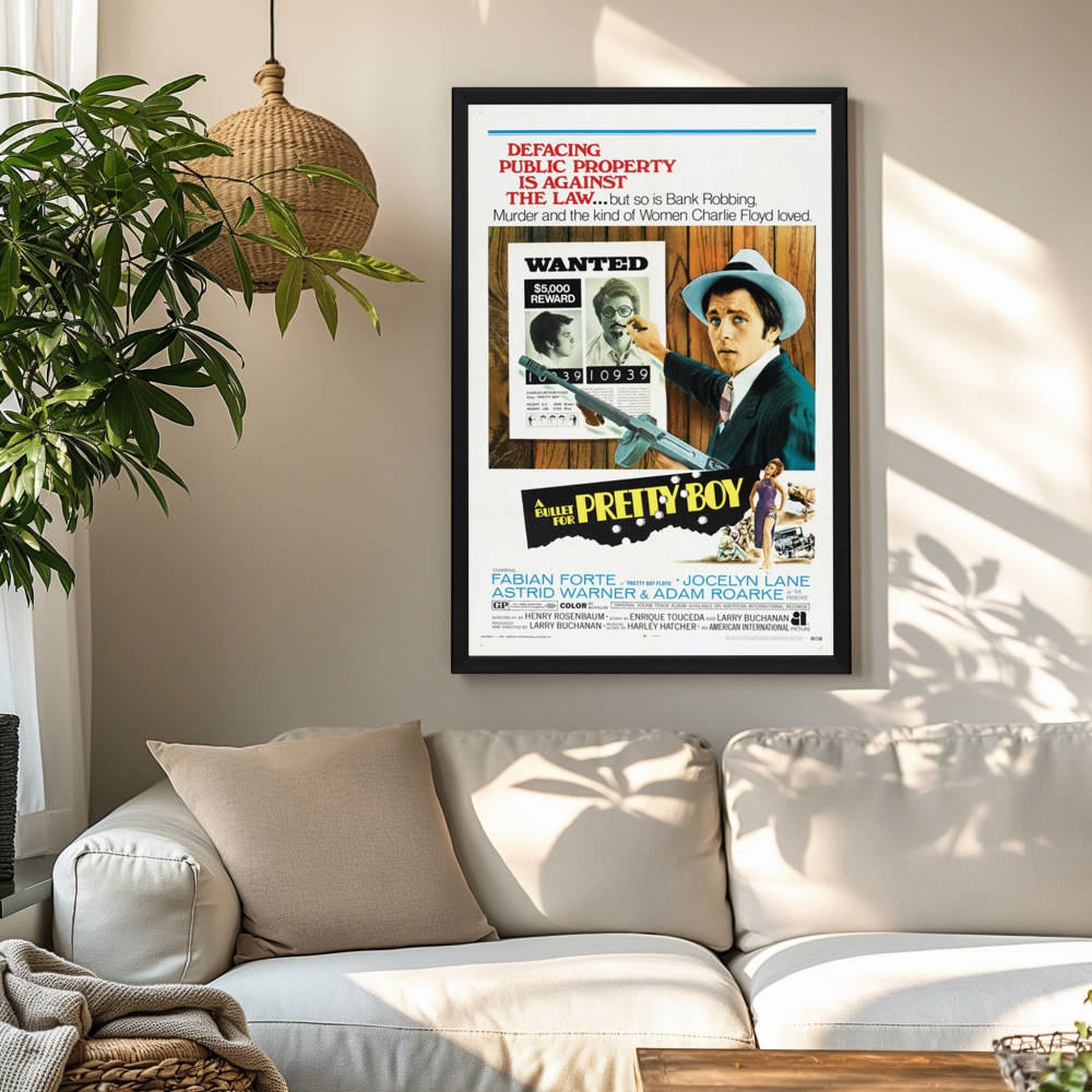 "Bullet For Pretty Boy" (1970) Framed Movie Poster