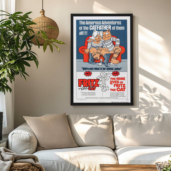 "Fritz The Cat" (1972) Framed Movie Poster