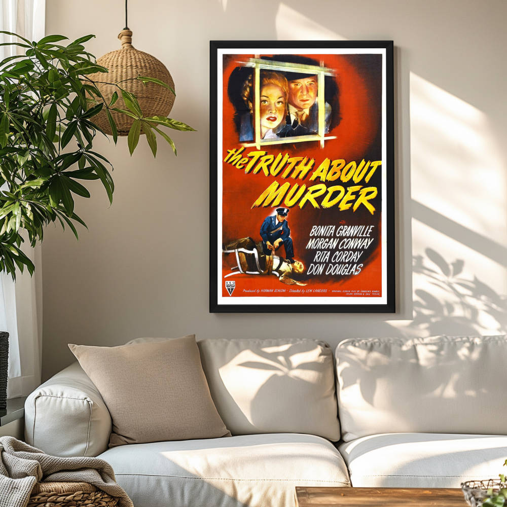"Truth About Murder" (1946) Framed Movie Poster