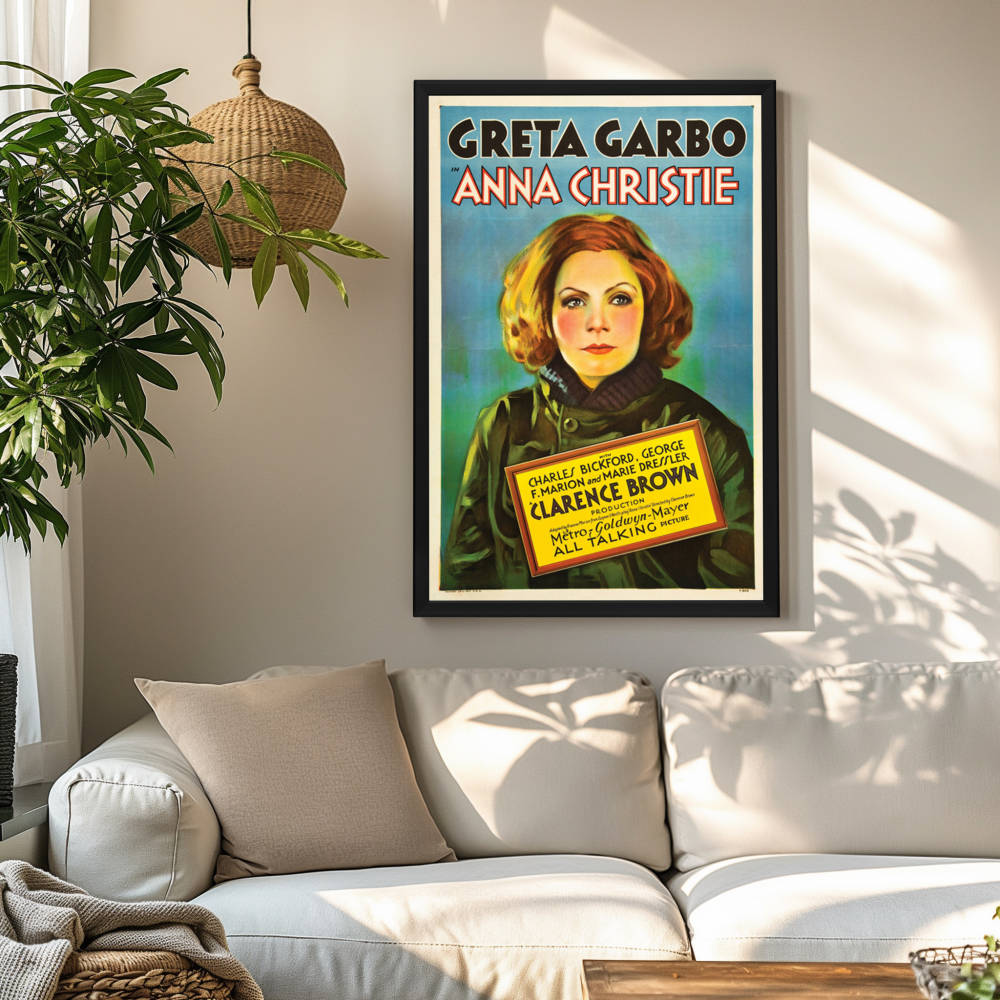 "Anna Christie" (1930) Framed Movie Poster