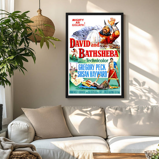"David And Bathsheba" (1951) Framed Movie Poster