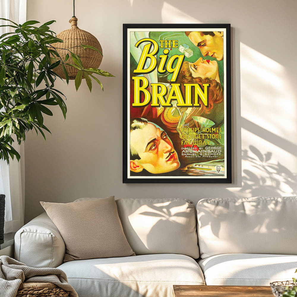 "Big Brain" (1933) Framed Movie Poster